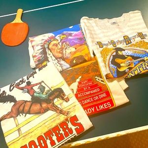 Bundle of 4 “country” t shirts. From Nashville. Different sizes.